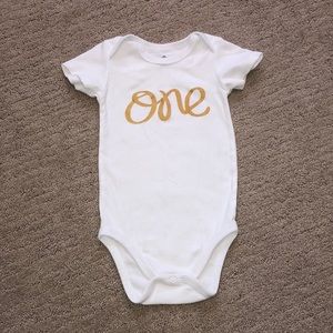 1st birthday onesie